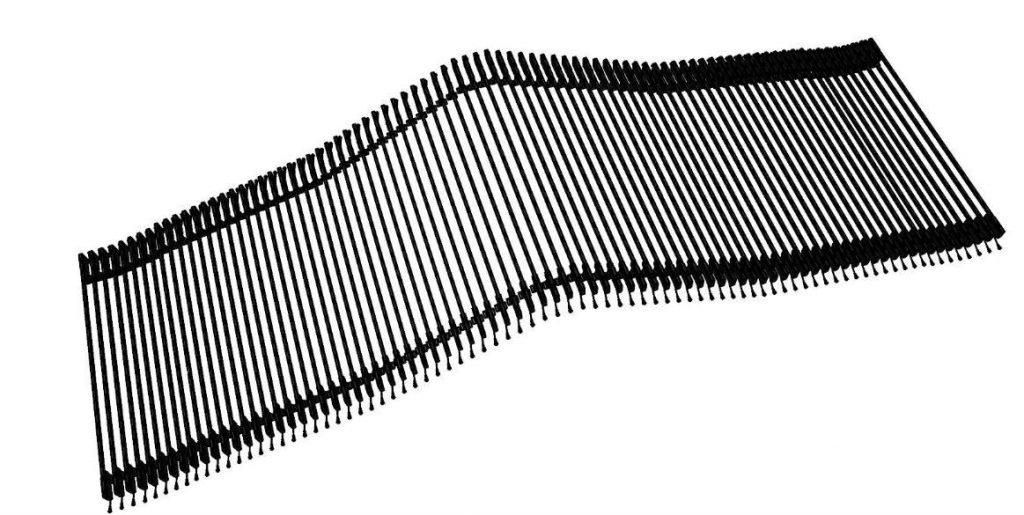 Front lighting strip splice module