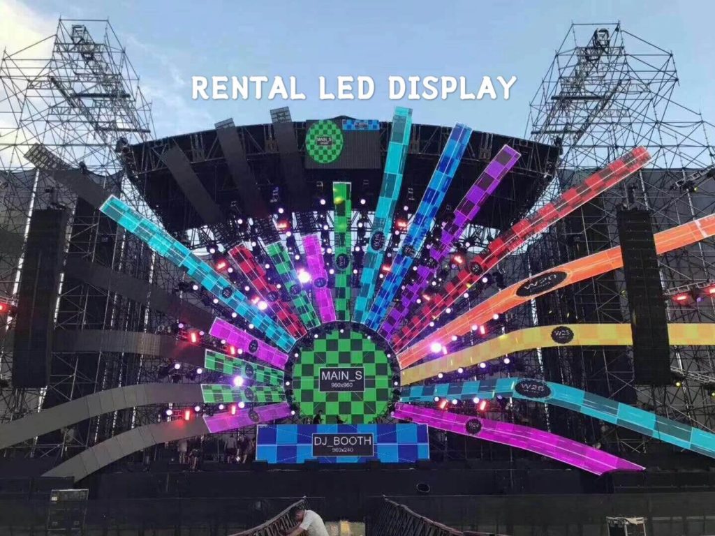 Rental led display case