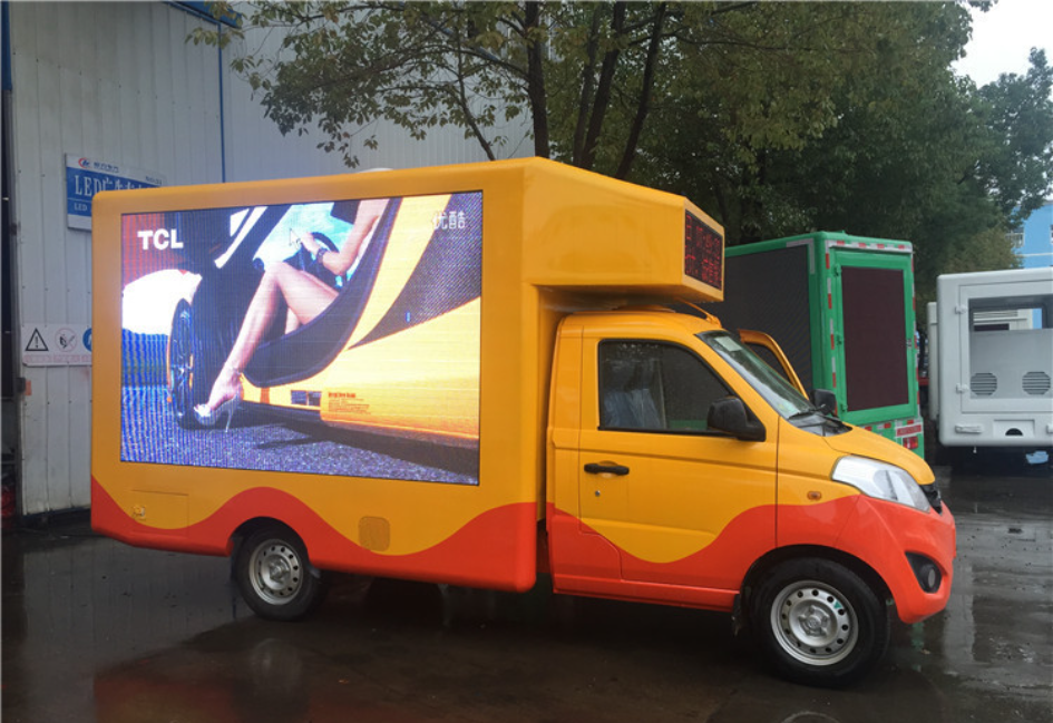 mobile LED advertising vehicle