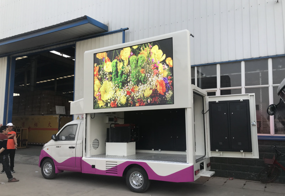 mobile LED advertising vehicle